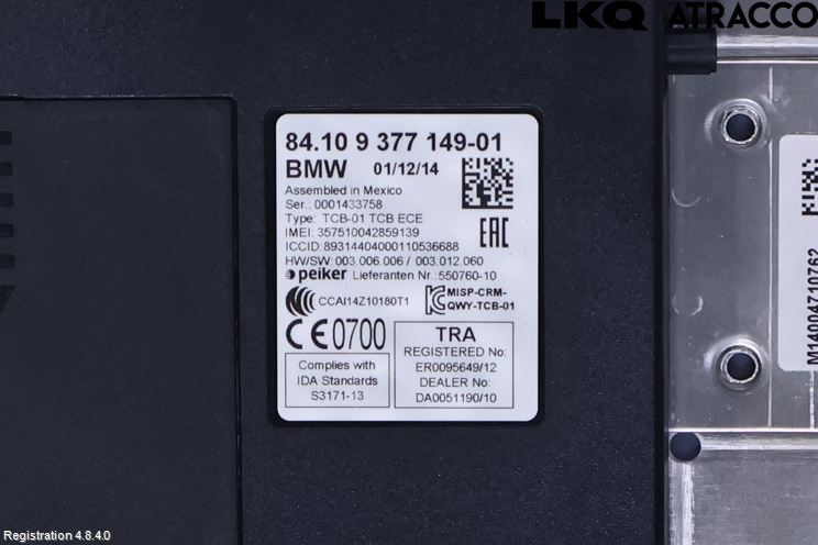 BMW X3 F25 10-17 Styrenhet Övrigt