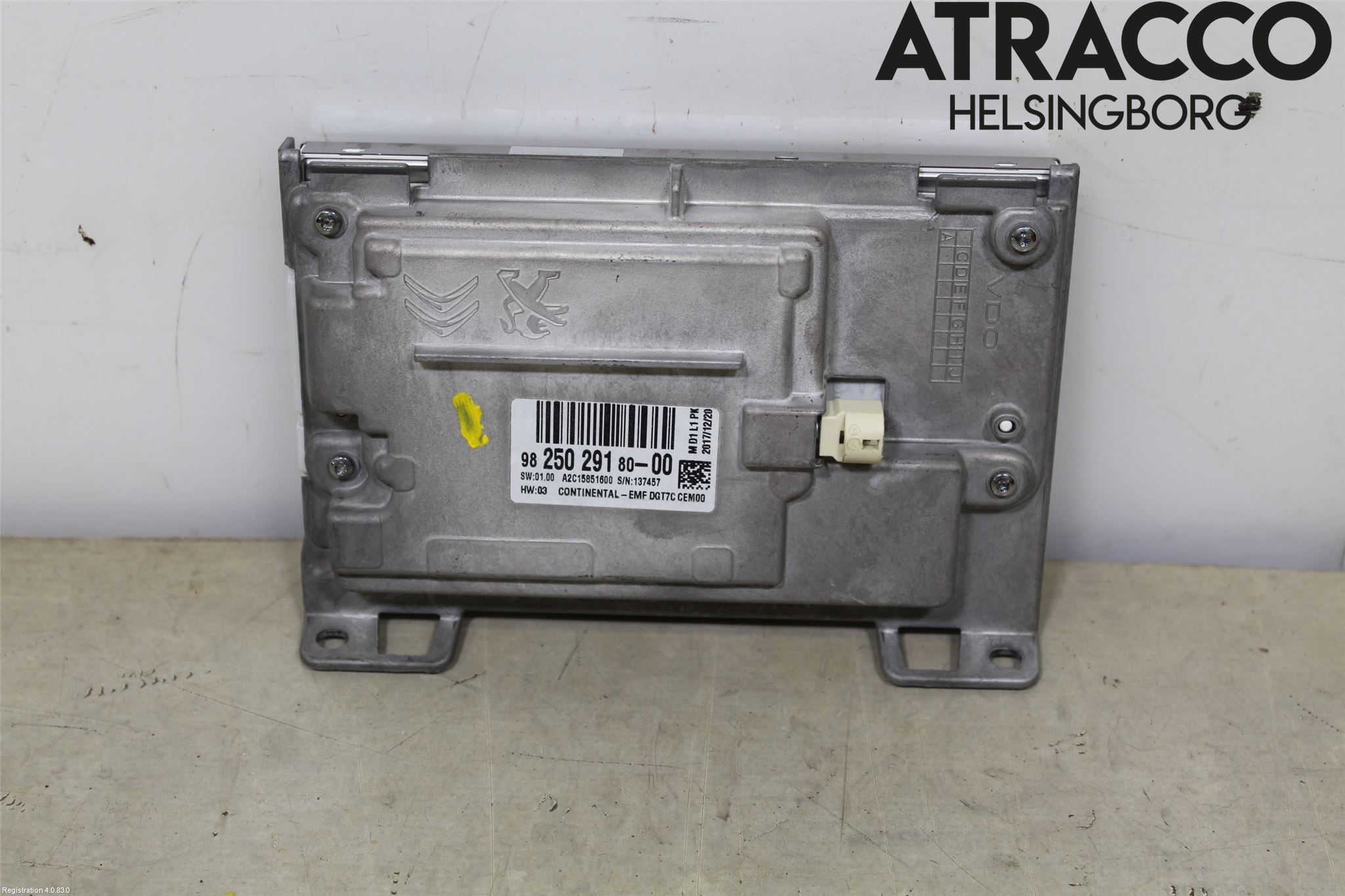 Peugeot 2008 13-20 Multifunktionsdisplay