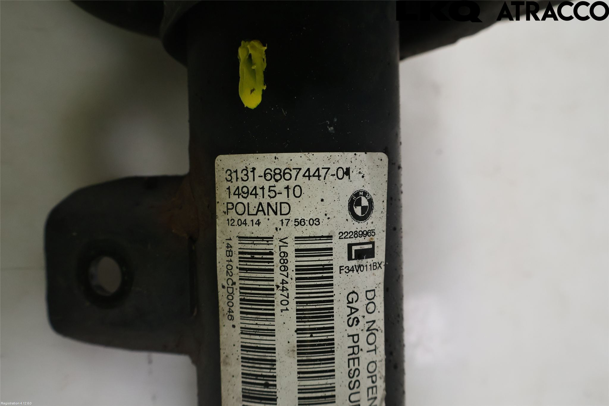 BMW 3 GT F34 13-19 Fjäderben Fram Vänster