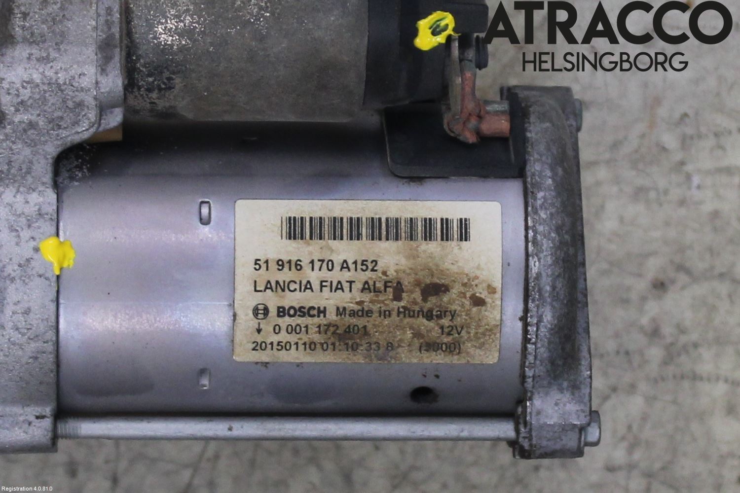 Fiat FIORINO Startmotor Diesel