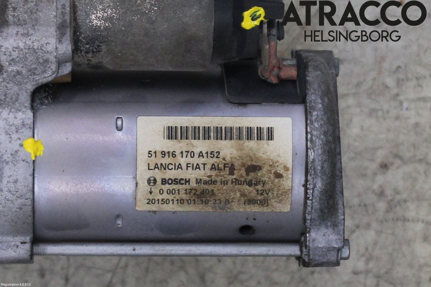 Fiat FIORINO Startmotor Diesel