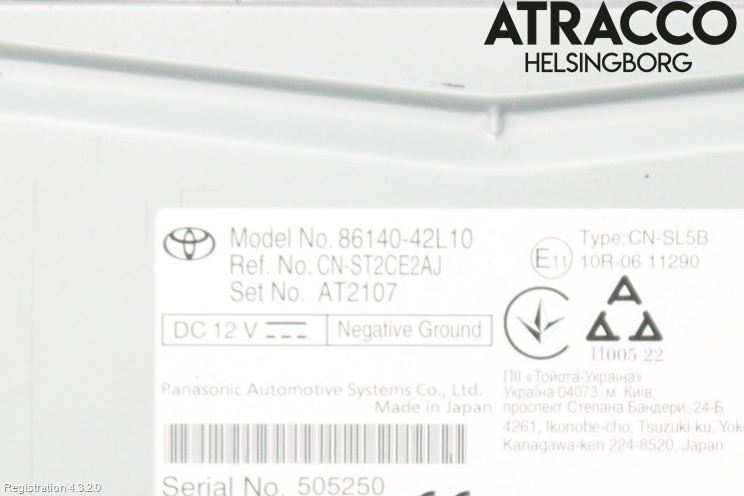 Toyota RAV4 19- Cd Radio - Multimediapanel