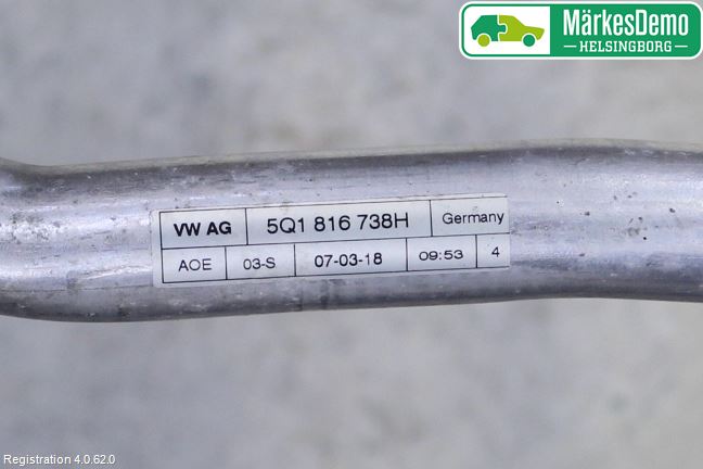 Volkswagen VW GOLF / E-GOLF VII 13-20 Ac Slang-Rör