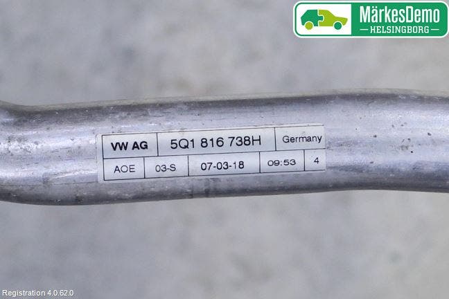 Volkswagen VW GOLF / E-GOLF VII 13-20 Ac Slang-Rör