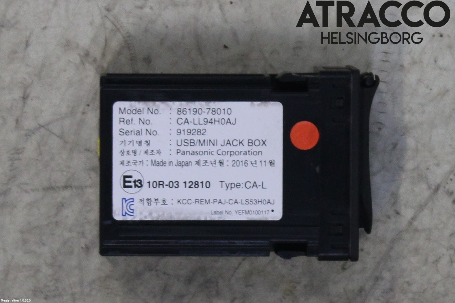 Lexus RX AL20 16-22 Usb Connection