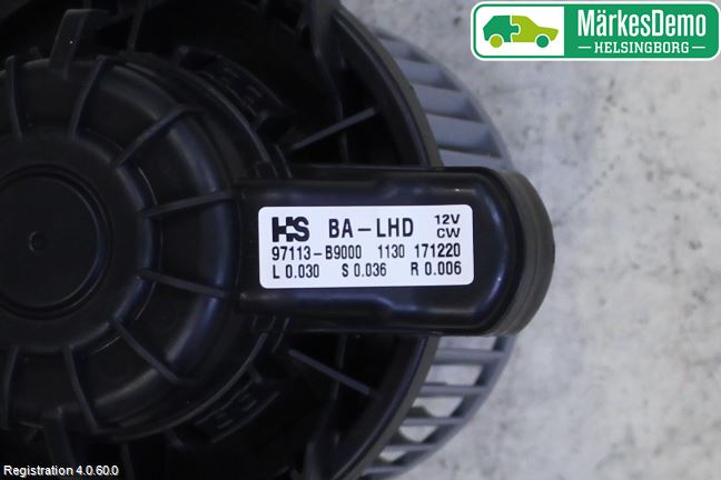 Hyundai i10 BA 17-20 Värmefläkt