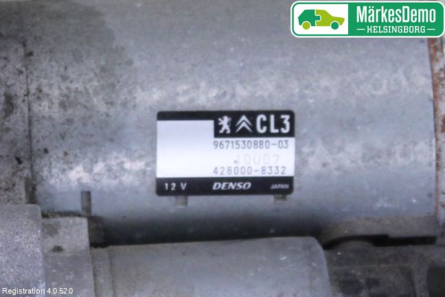 Peugeot PEUGOT 208 16-19 Startmotor