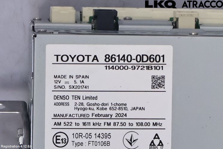 Toyota YARIS CROSS XP21 21- Cd Radio - Multimediapanel