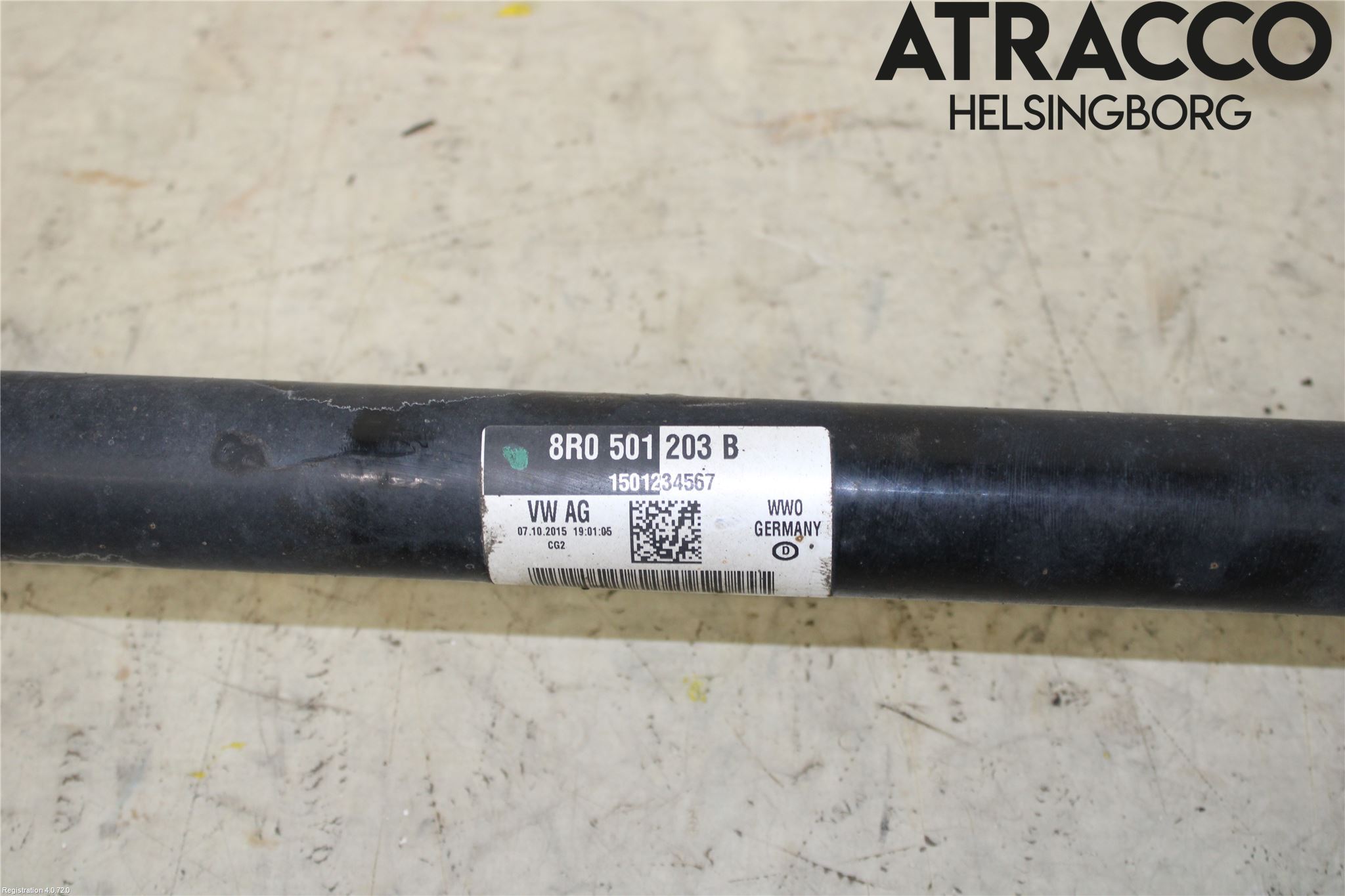 Audi Q5 09-16 Drivaxel Bak Höger