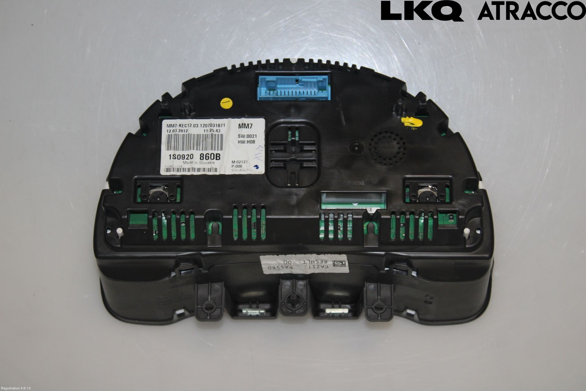 Volkswagen VW UP! / E-UP! Instrument Komb