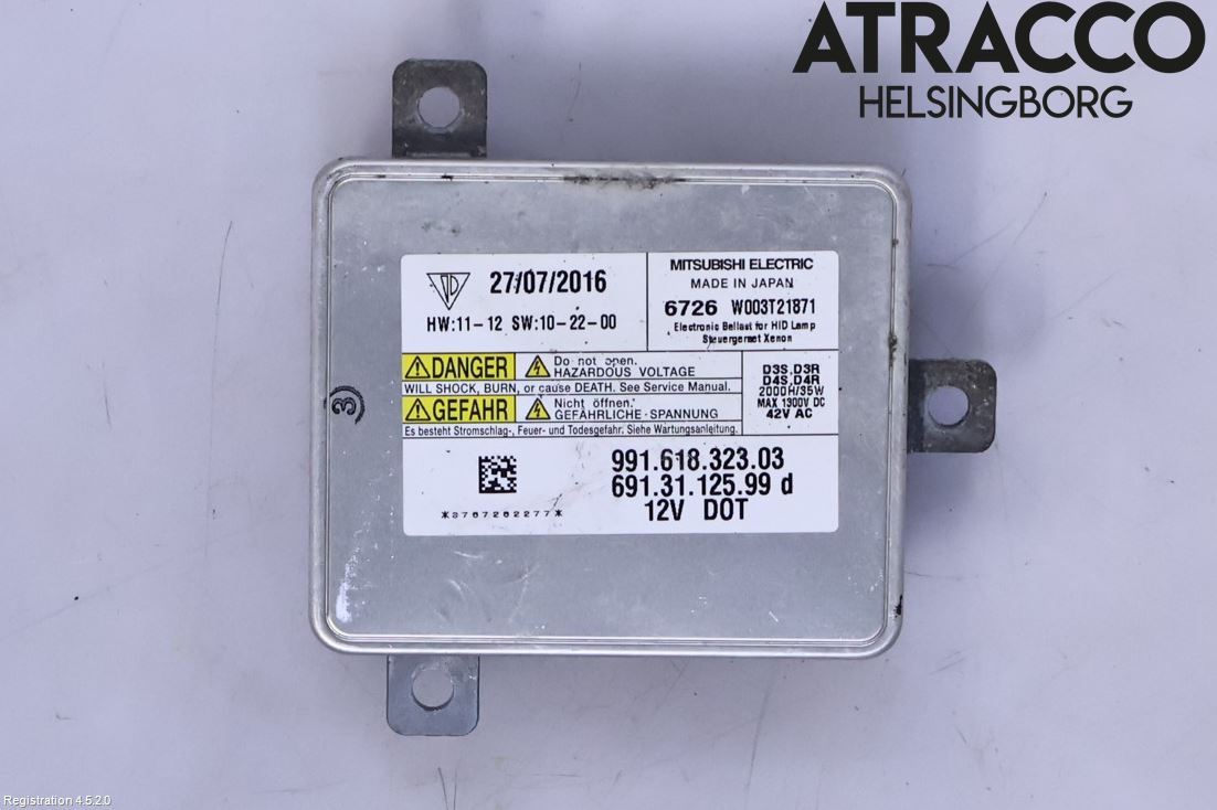 Porsche MACAN/EV 14- Styrenhet Strålkastare