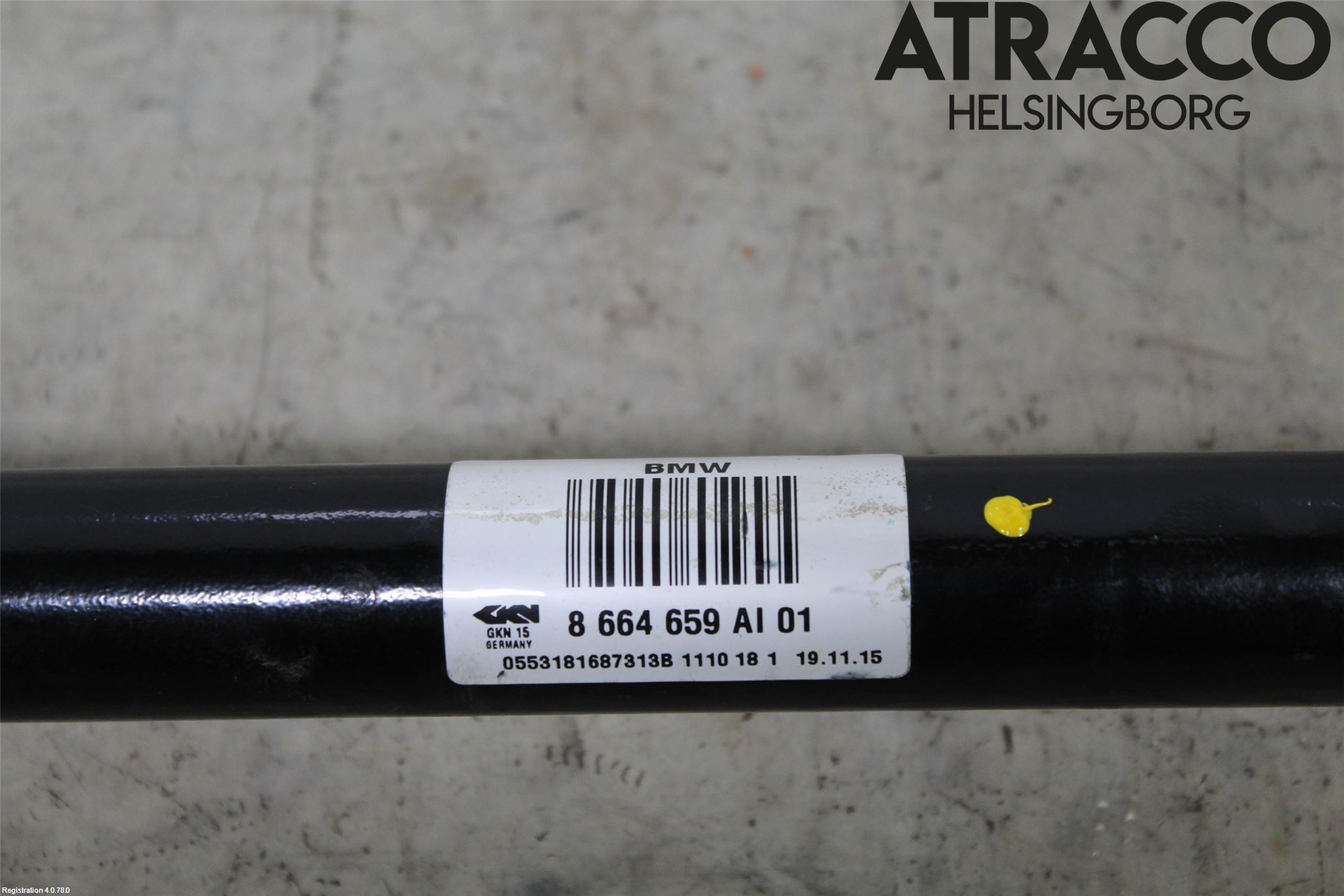 BMW 5 G30/G31/F90 17-23 Drivaxel Bak Vänster