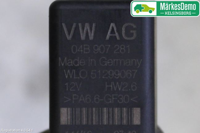 Volkswagen VW POLO 10-17 Relä Glödning Diesel