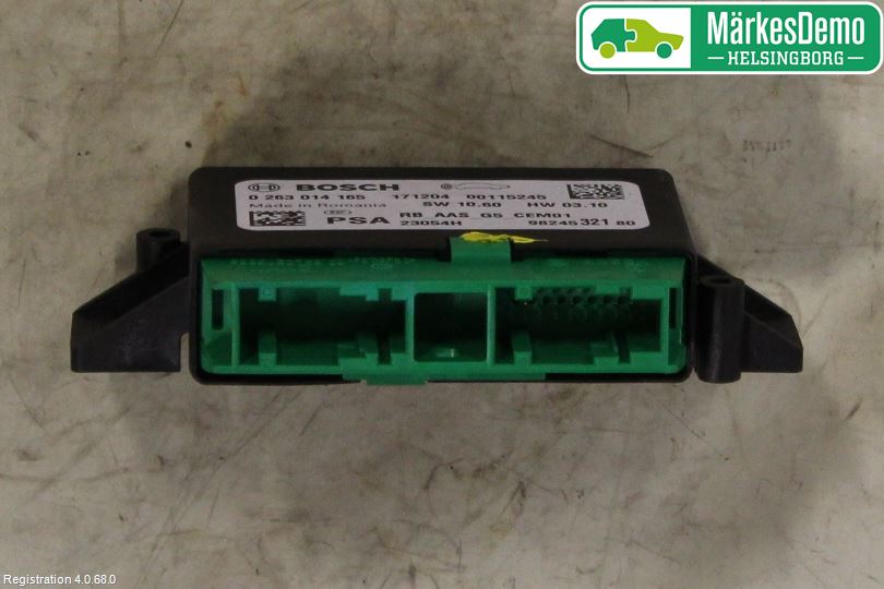 Citroen COTROEN C3 17-24 Styrenhet Parkeringshjälp