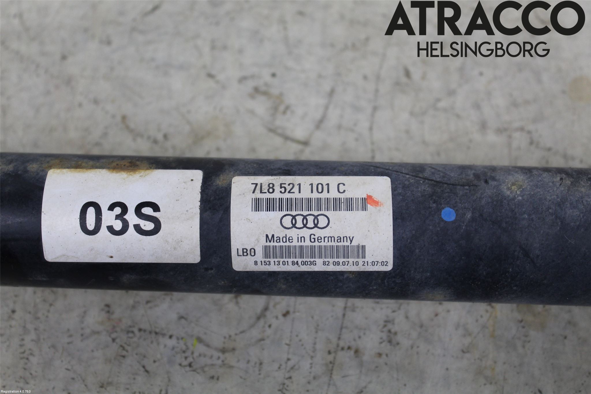 Audi Q7/SQ7 Mellanaxel Främre 4Wd