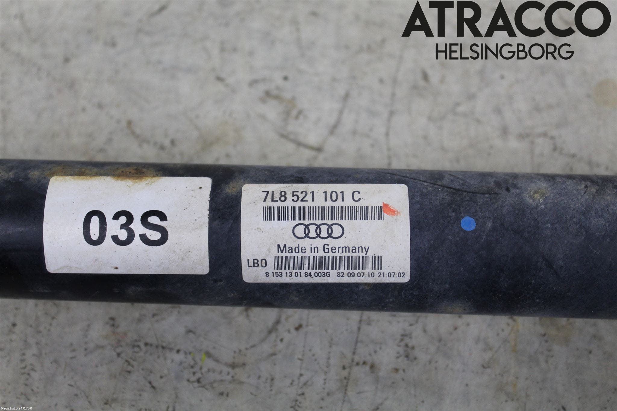 Audi Q7/SQ7 Mellanaxel Främre 4Wd