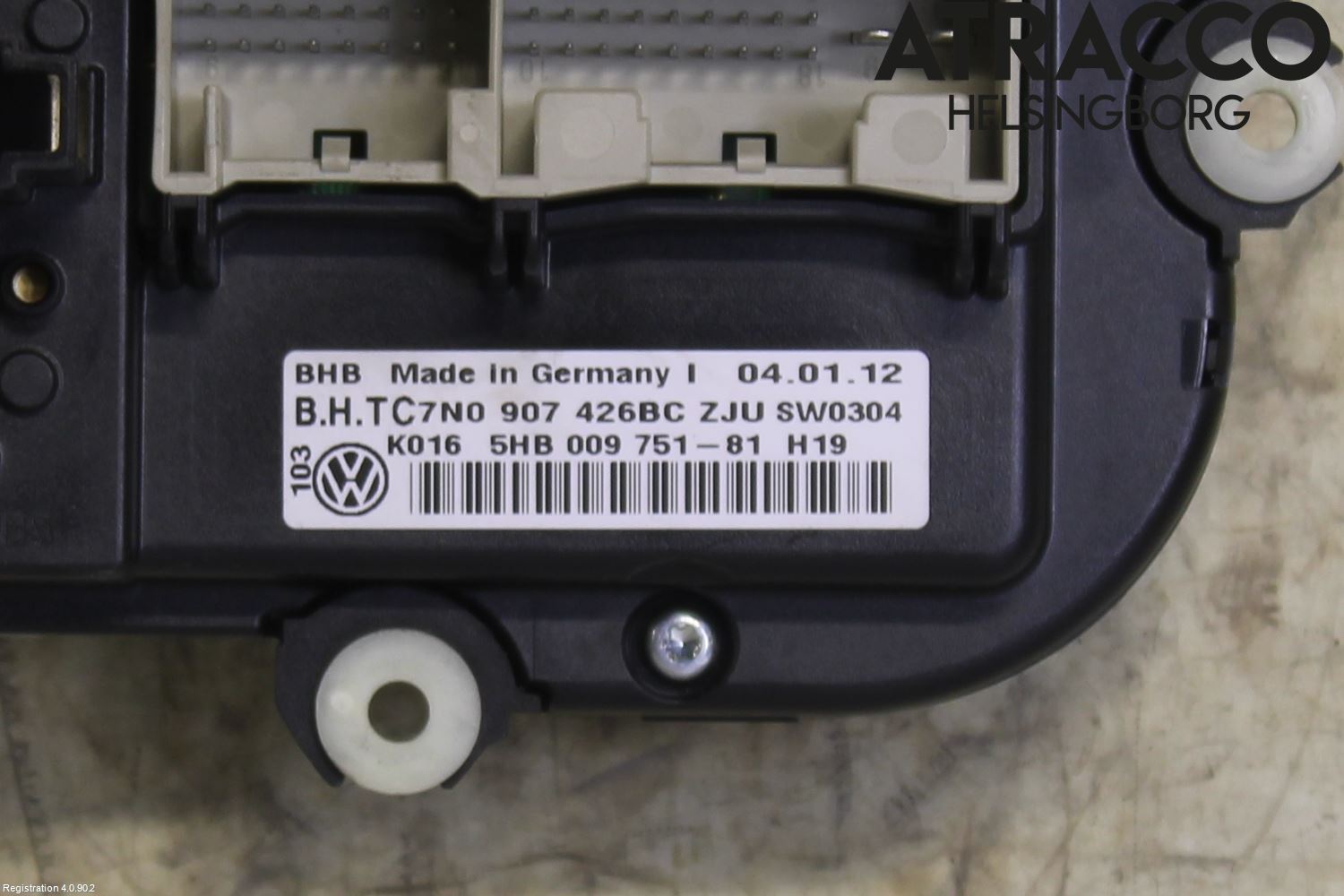 Volkswagen VW CADDY 11-15 Ac Styrenhet Ac Manöveren