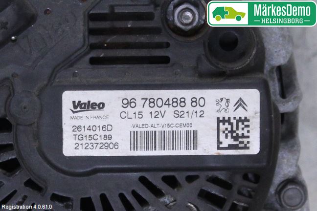 Peugeot 208 12-15 Generator