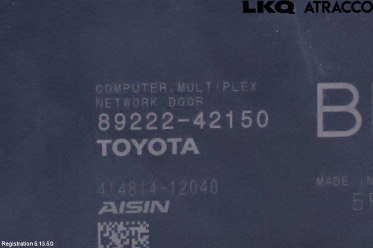 Toyota RAV4 19- Styrenhet Baklucka