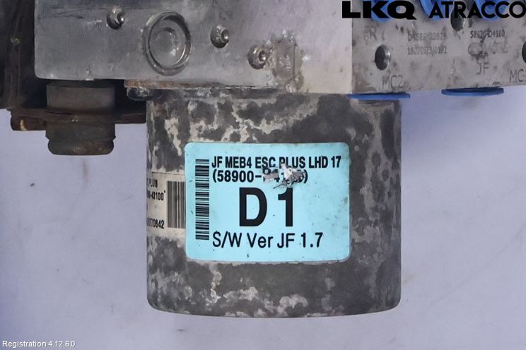 Kia OPTIMA 16-20 Abs Hydraulaggregat