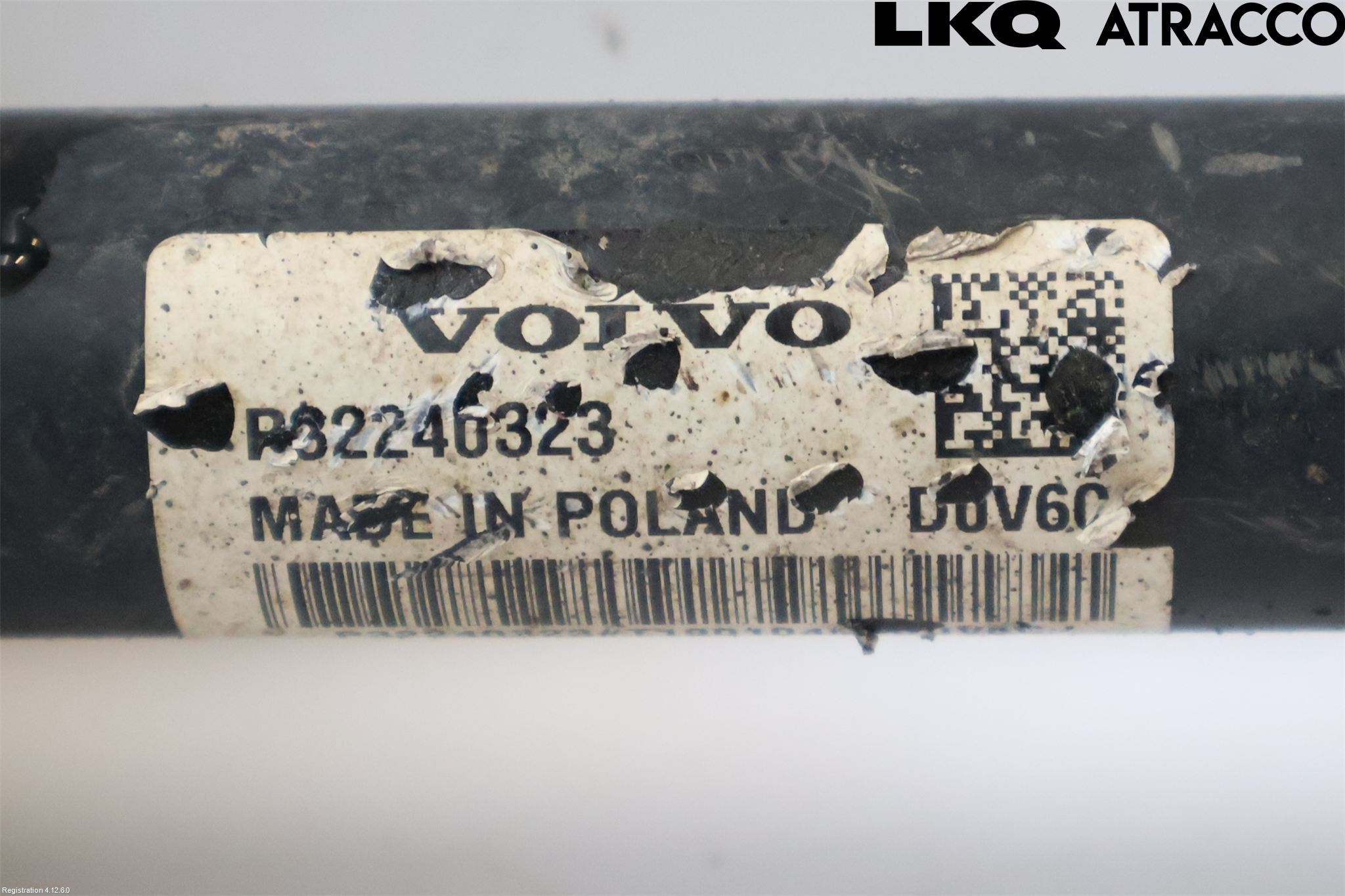 Volvo V60 CROSS COUNTRY 19- Drivaxel Fram Höger