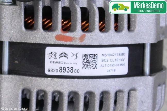 Citroen C4 SPACETOURER 19-22 Generator