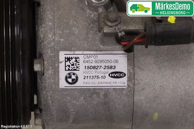 BMW 2 F45 Active Tourer 14-21 Ac Kompressor