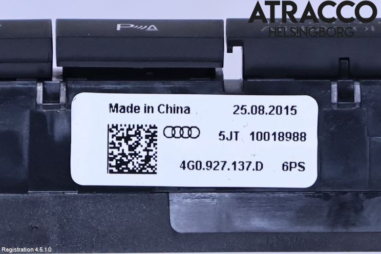 Audi A6/S6 4G 11-18 Strömställare Multifunktion