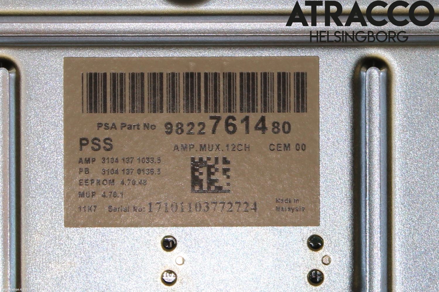 Peugeot 5008 17-24 Radio-Stereo Förstärkare
