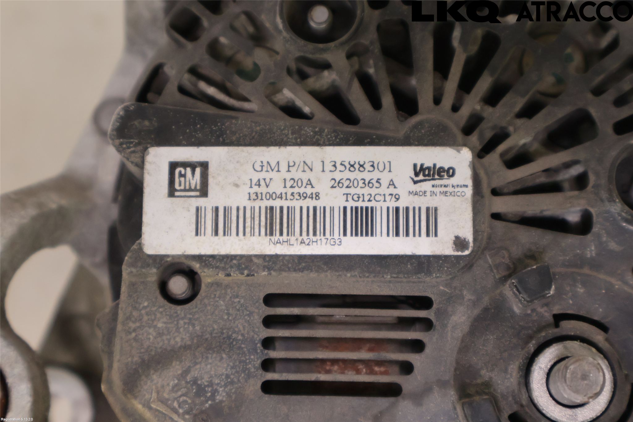 Opel ZAFIRA C 12-19 Generator