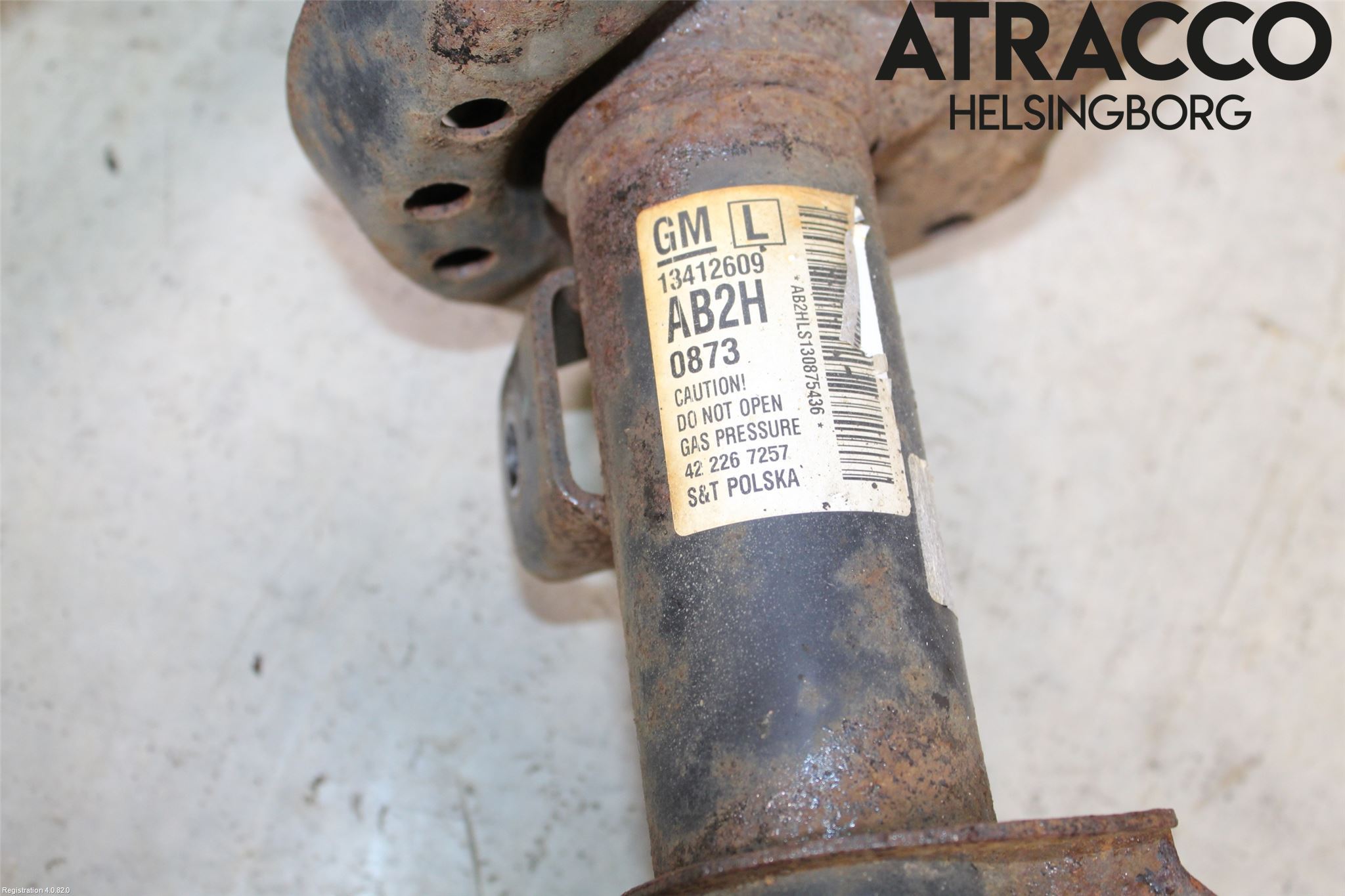 Opel ASTRA J 10-15 Fjäderben Fram Vänster