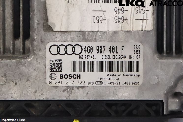 Audi A6/S6 4G 11-18 Styrenhet Inspump Diesel