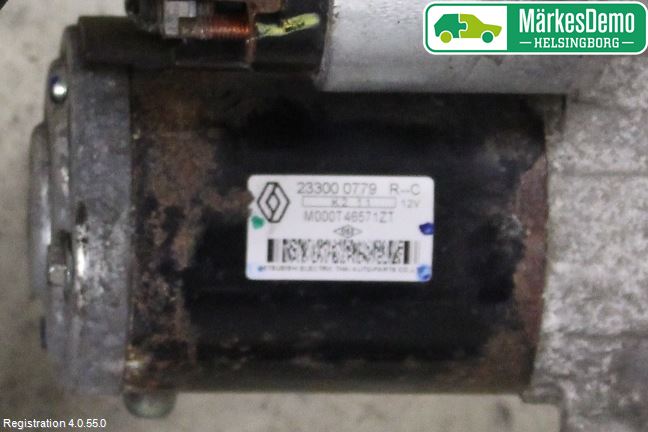 Dacia LODGY 12-18 Startmotor