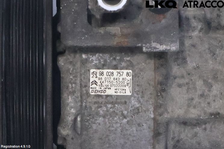 Citroen BERLINGO 08-18 Ac Kompressor