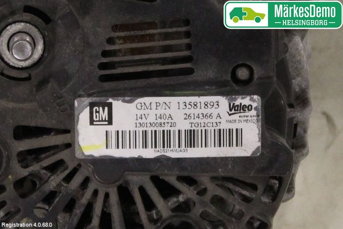 Opel CORSA D 07-14 Generator