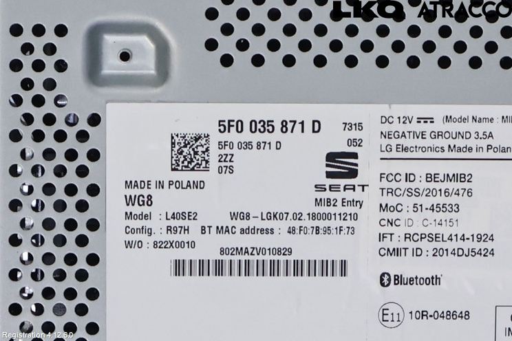 Seat LEON 13-20 Cd Radio - Multimediapanel