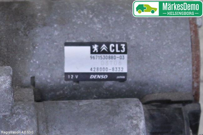 Peugeot PEUGOT 208 16-19 Startmotor