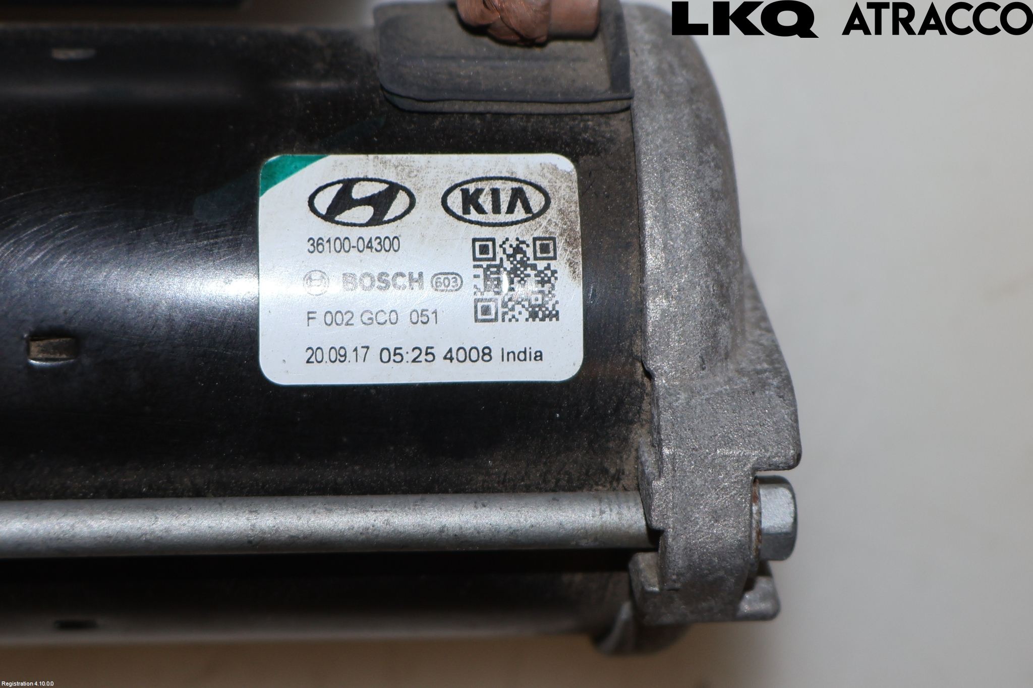 Kia PICANTO 17- Startmotor