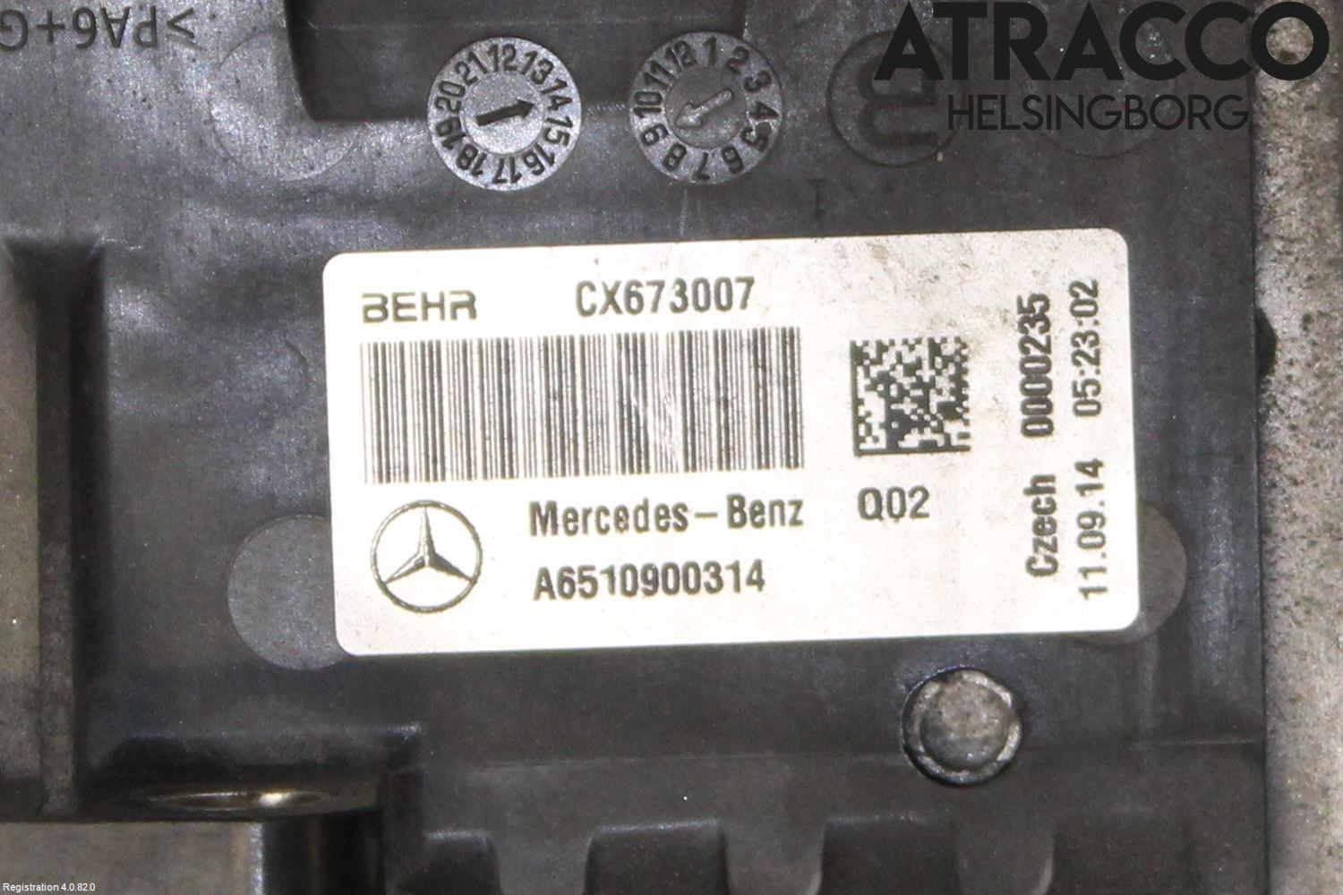 Mercedes-Benz MB C-KLASS (W205) 14-21 Laddluft-Intercooler Kyl