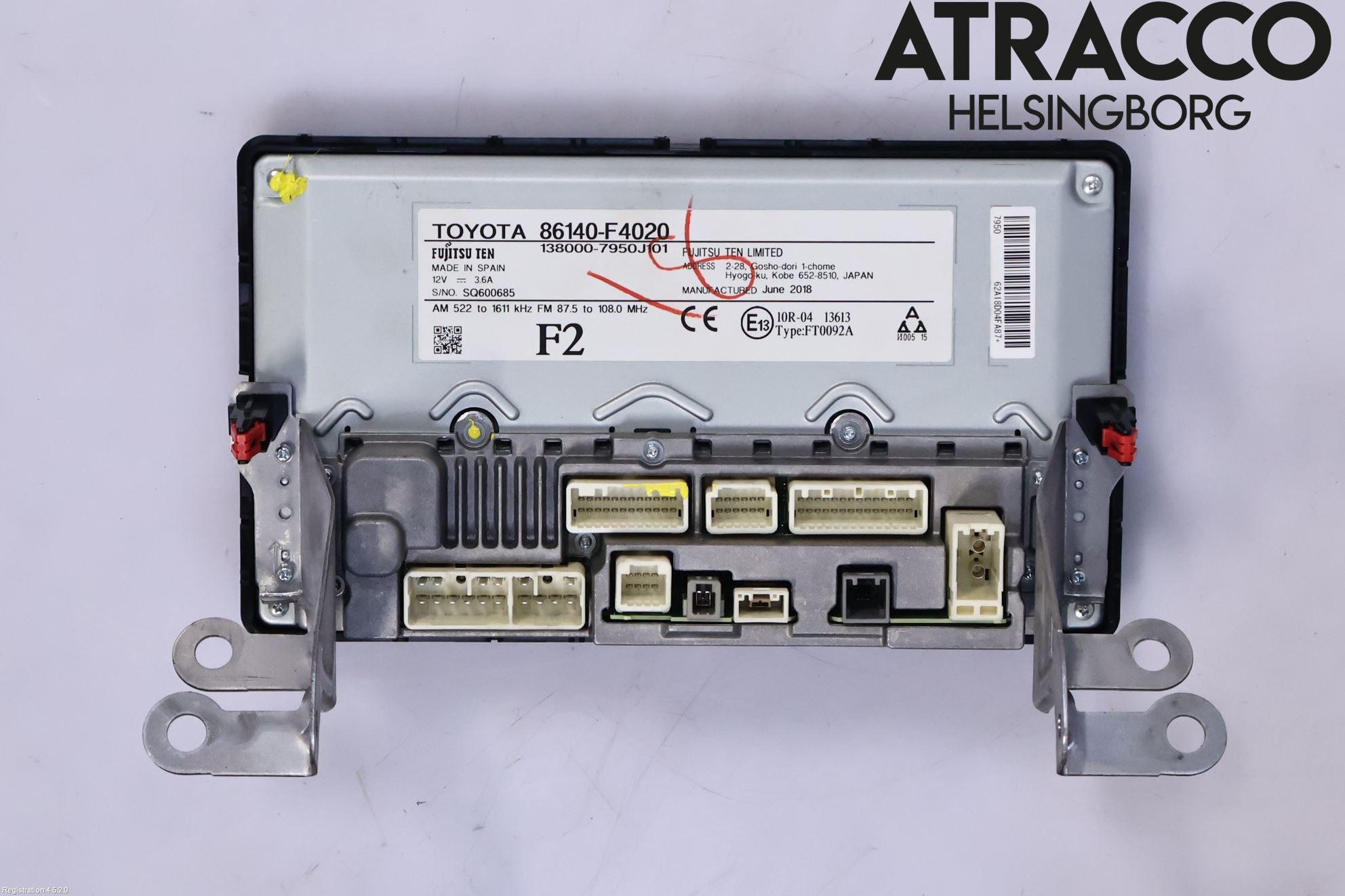 Toyota C-HR 16-23 Multifunktionsdisplay