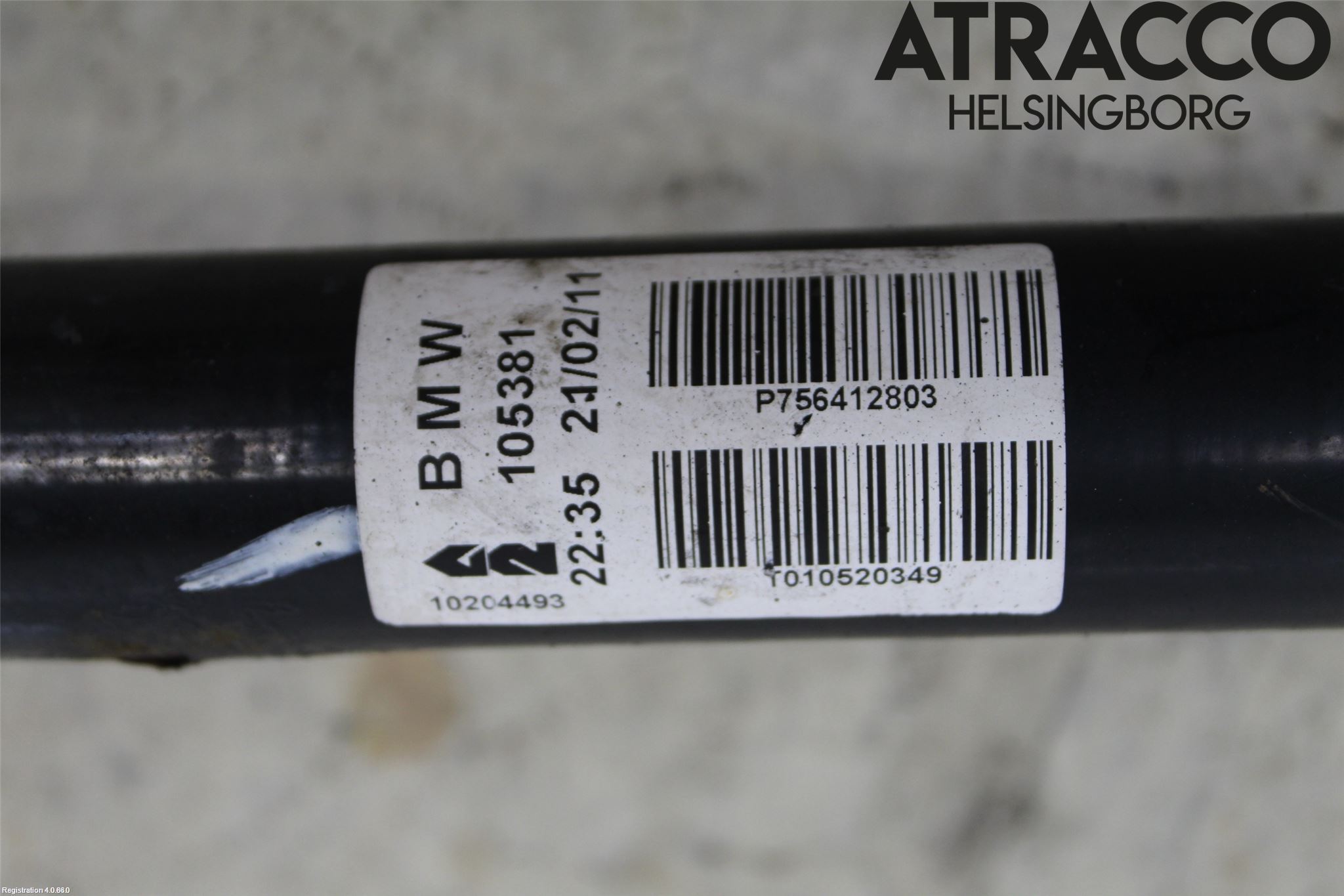 BMW X5 E70 07-13 Drivaxel Bak Höger