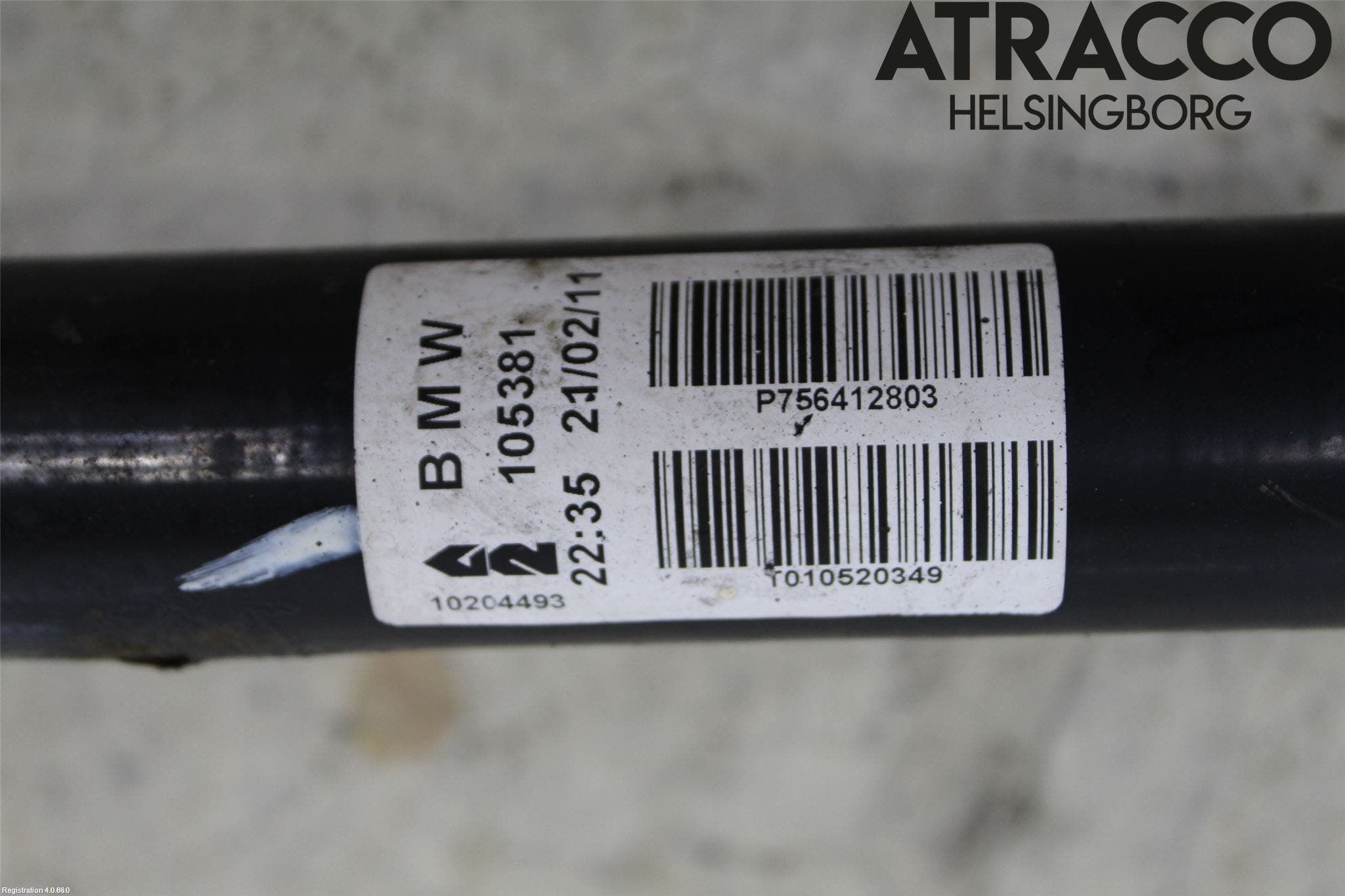 BMW X5 E70 07-13 Drivaxel Bak Höger