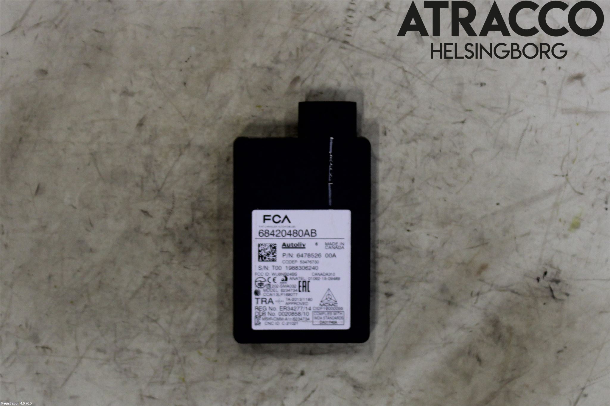 Jeep COMPASS Sensor Aktivt Kollisionsskydd