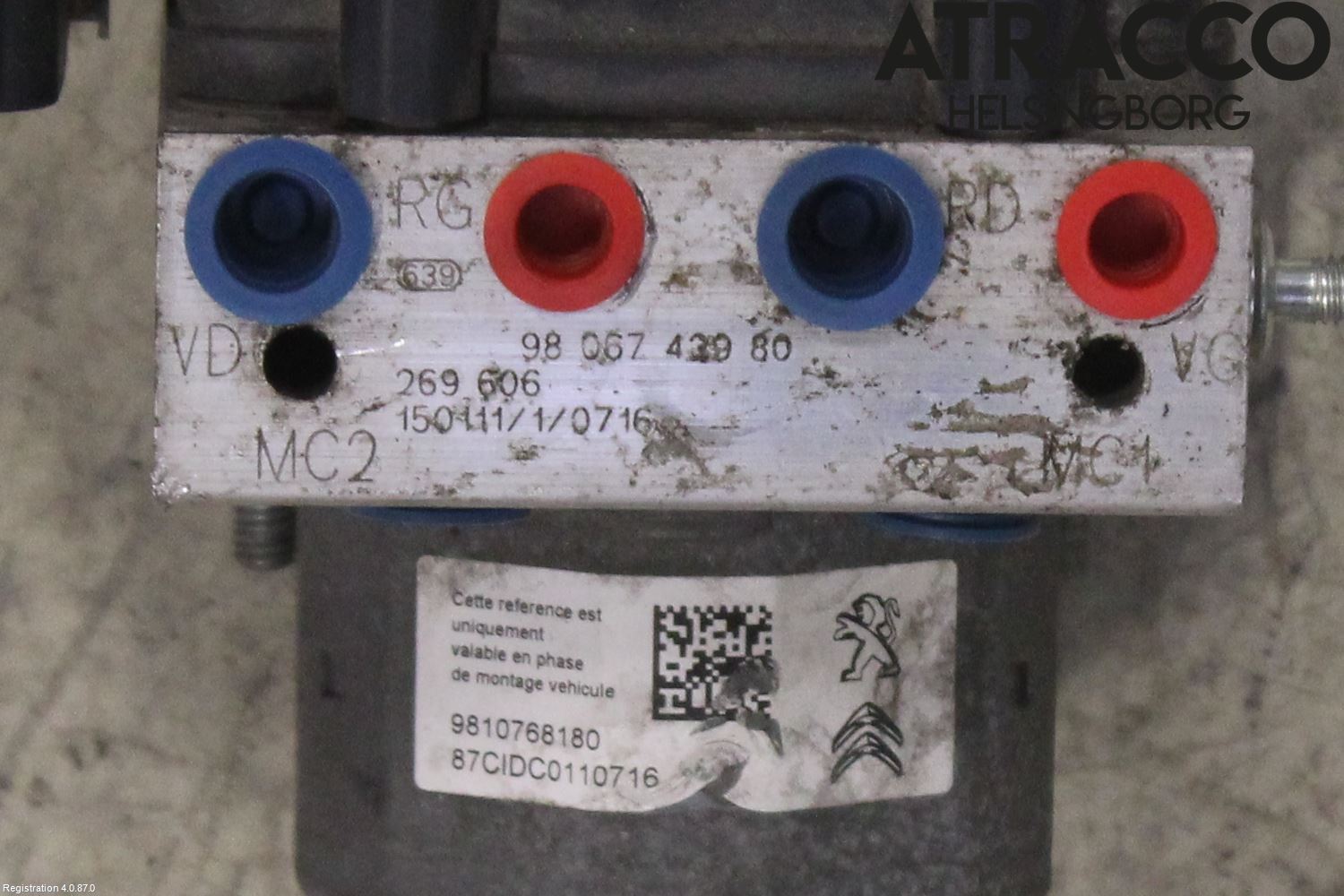 Citroen C4 PICASSO 14-18 Abs Hydraulaggregat