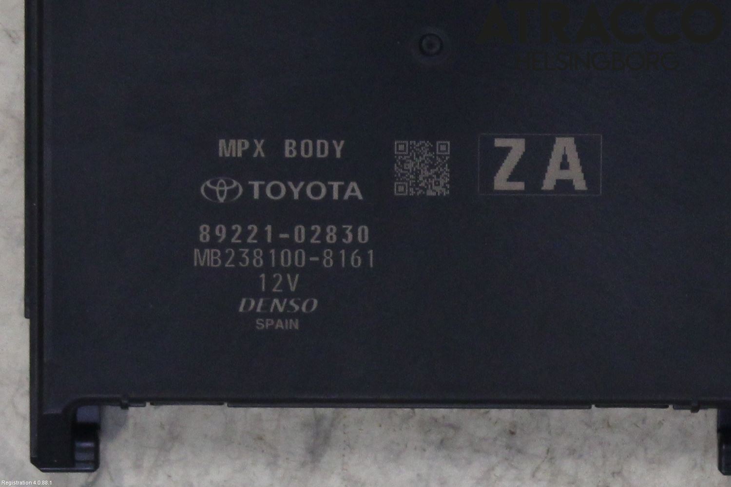 Toyota COROLLA 19- Styrenhet Övrigt