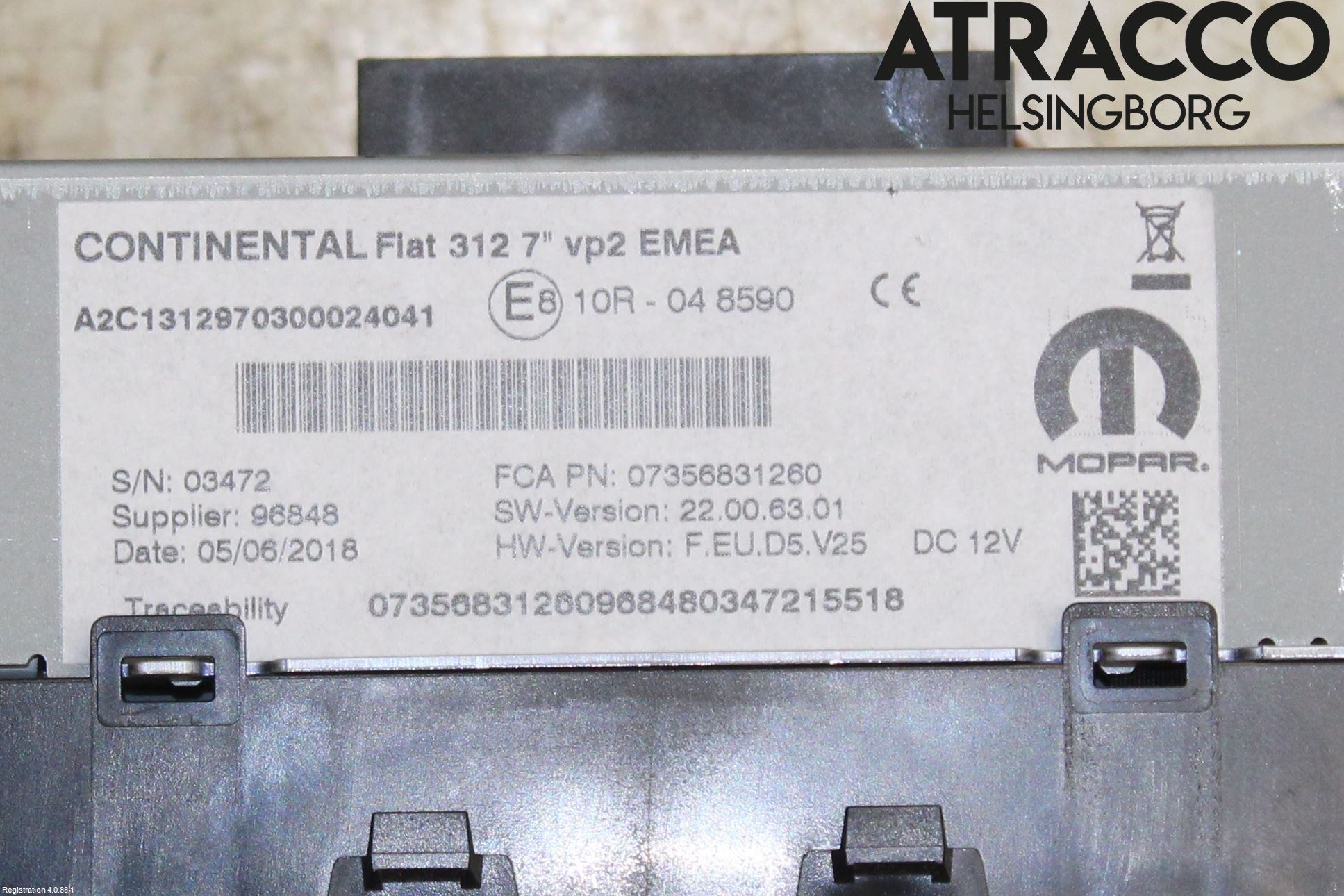 Fiat 500 07- Cd Radio - Multimediapanel