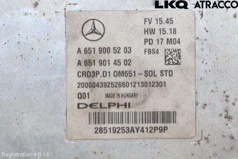 Mercedes-Benz MB C-KLASS (W205) 14-21 Styrenhet Inspump Diesel