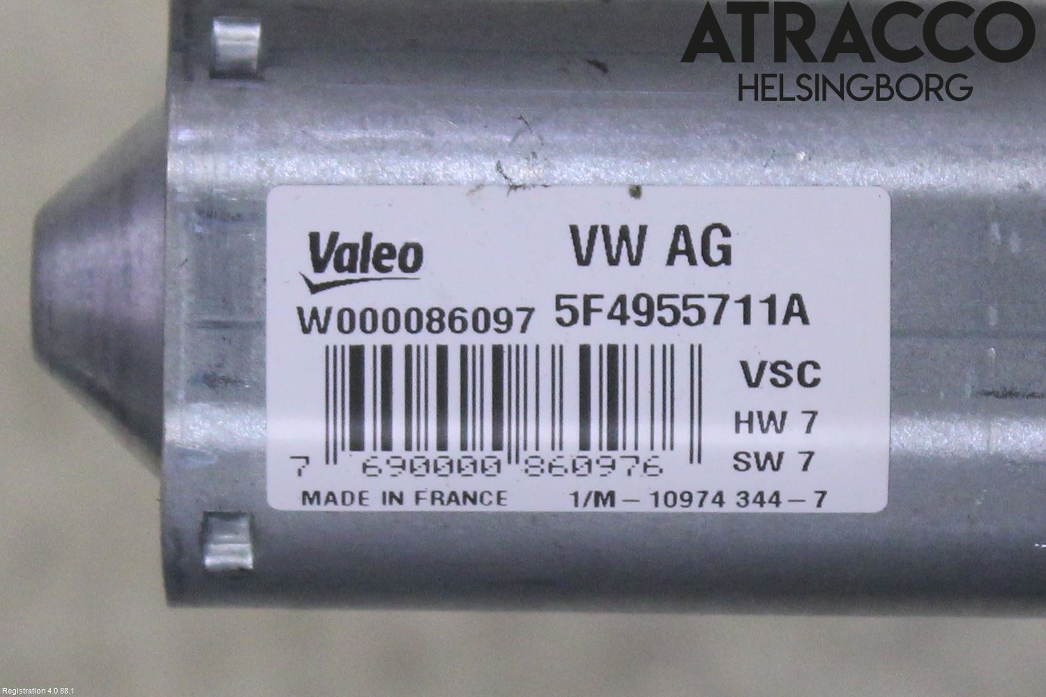 Skoda FABIA 15-21 Torkarmotor Baklucka