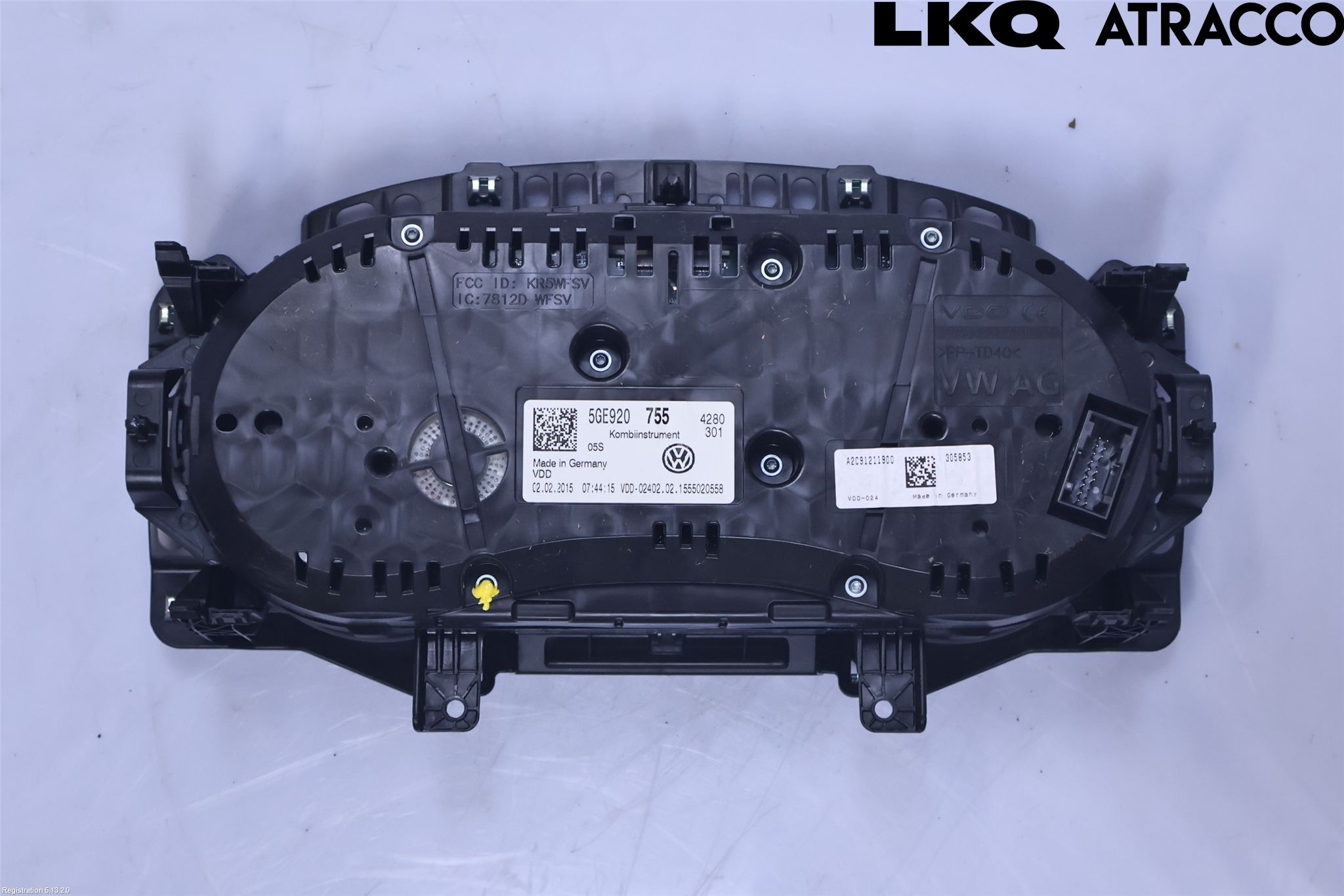 Volkswagen VW GOLF / E-GOLF VII 13-20 Instrument Komb