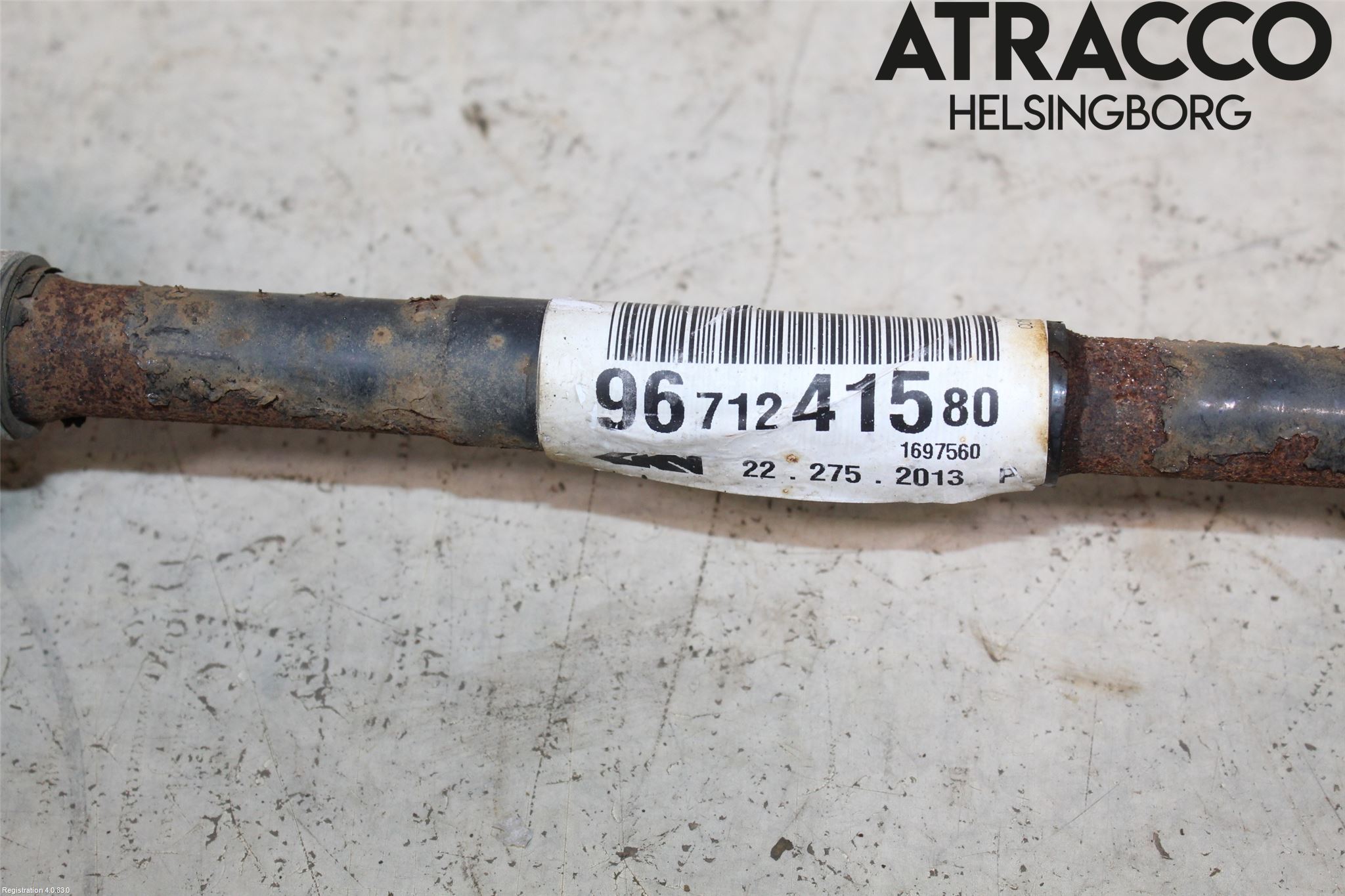Peugeot 3008 09-16 Drivaxel Bak Höger
